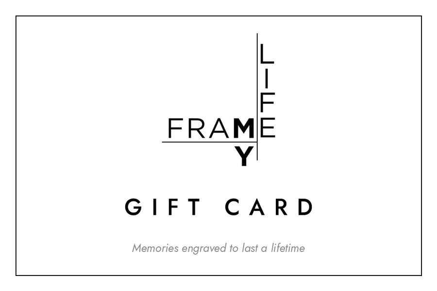 Frame My Life gift card